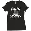 chain smoker disc Ladies Fitted T-Shirt