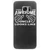 this is what an awesome uncle looks like   mens funny father's day Samsung Galaxy S7 Edge Case