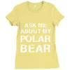 ask me about my polar bear Ladies Fitted T-Shirt
