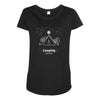 Camping Maternity Scoop Neck T-shirt
