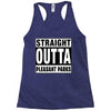 straight outta pleasant parks Racerback Tank
