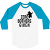 zero bothers given 3/4 Sleeve Shirt