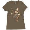 marilyn monroe machine gun gangster 100% cotton Ladies Fitted T-Shirt
