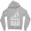 fathers day gift   the walking dad Zipper Hoodie