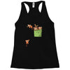 pocket red pandas Racerback Tank