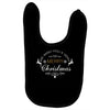 we wish you a very merry christmas Baby Bibs
