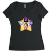 the crystal gems Women's Triblend Scoop T-shirt