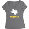 texas forever Women's Triblend Scoop T-shirt