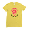 cute flowers Ladies Fitted T-Shirt