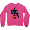 witch cat Crewneck Sweatshirt