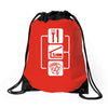 v2 eat sleep poker Drawstring Bags