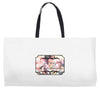 merry christmas Weekender Totes