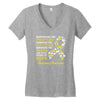 Supporting the Fighters Admiring the Survivors Honoring the Taken Women's V-Neck T-Shirt