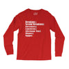 hobbit meals Long Sleeve Shirts