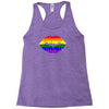 lips  rainbow lgbt gay culture Racerback Tank