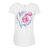chicken permission1 Maternity Scoop Neck T-shirt