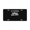 commas save lives t shirt License Plate