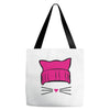 pussycat Tote Bags