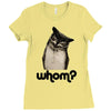 owl whom Ladies Fitted T-Shirt