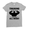 Training to be Like All Might Ladies Fitted T-Shirt