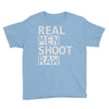 real men shoot raw Youth Tee