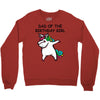 dad of the birthday girl Crewneck Sweatshirt