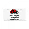 coffee lover License Plate