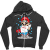 respect line Zipper Hoodie