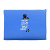 keep calm, we're all mad here Accessory Pouches