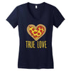 true love heart Women's V-Neck T-Shirt