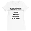 February Girl Ladies Fitted T-Shirt