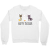 happy meowr Crewneck Sweatshirt