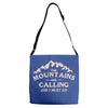 the mountains are calling Adjustable Strap Totes