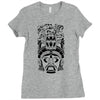 aztec design totem Ladies Fitted T-Shirt