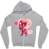 KISS ME PLEASE Zipper Hoodie