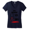 am i childish Women's V-Neck T-Shirt