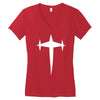 three star elite four uniform Women's V-Neck T-Shirt