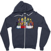 the big bang theory simpsons, ideal gift or birthday present funny Zipper Hoodie