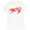 uomo 300 sparta spartani leonida cinema&amp;tv Ladies Fitted T-Shirt