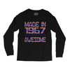 made in 1967 50 years of being awesome Long Sleeve Shirts