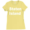 staten island Ladies Fitted T-Shirt