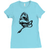 scream microphone Ladies Fitted T-Shirt