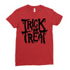 trick or treat Ladies Fitted T-Shirt