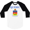 quebec coat of arms canada 3/4 Sleeve Shirt