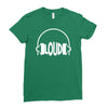 bargain loud records Ladies Fitted T-Shirt
