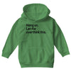 let me overthink this Youth Hoodie
