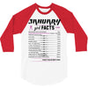January Girl Facts Aquarius 3/4 Sleeve Shirt
