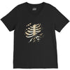 torn rib cage V-Neck Tee