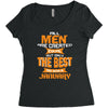 all men are created equal but only the best are born in january 1 Women's Triblend Scoop T-shirt