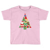 christmas tree made of bells stocking santa Toddler T-shirt